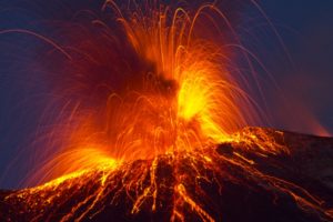 火山の写真