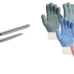 静電気防止ブラシと手袋タイプ雑巾のイメージ画像