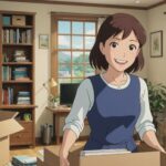 不用品回収をしてる女性のイメージ画像