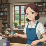 不用品回収をしてる女性のイメージ画像